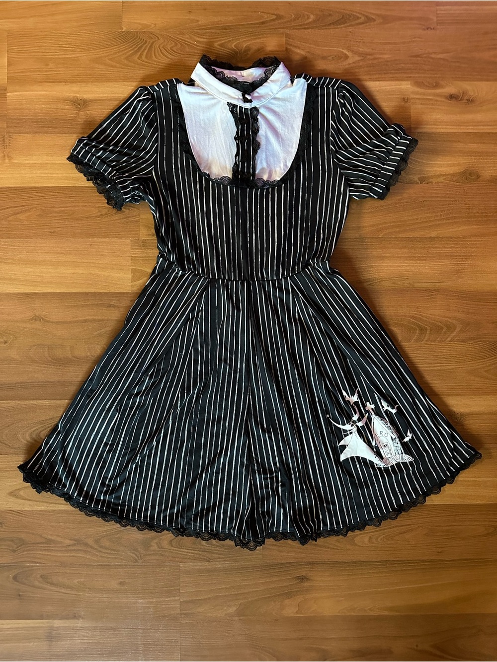 🆕 Jack Skellington The Nightmare Before Christmas Gothic Midi Dress